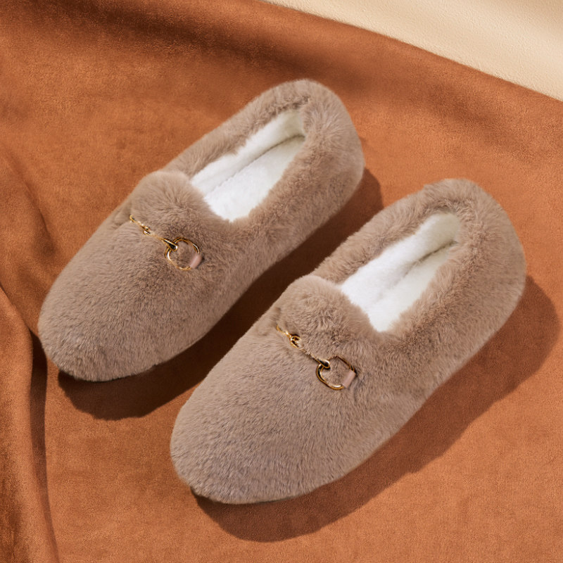 豆豆鞋女冬加绒2025新款中老年外穿毛毛鞋加厚秋冬孕妇老北京棉鞋,淘宝优惠券,粉丝福利购,淘宝优惠卷