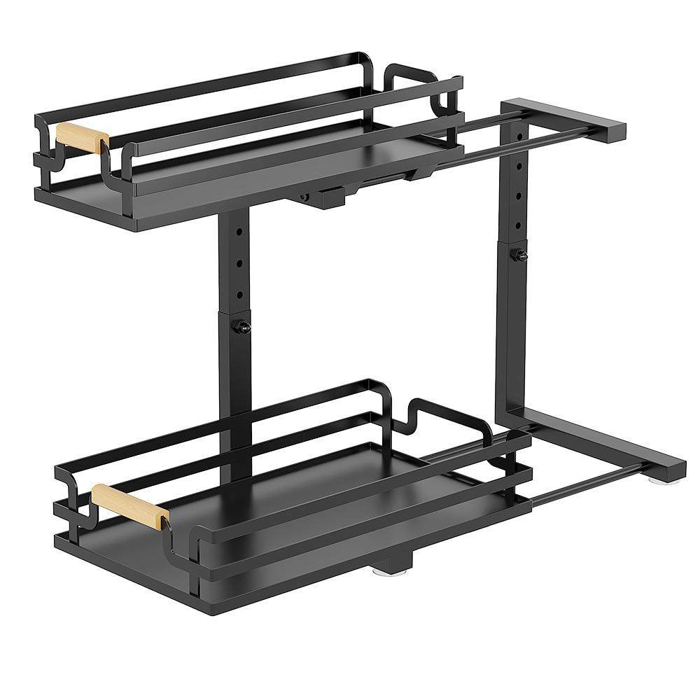 厨房下水槽置物架浴室分层架多功能抽拉多层收纳架可调节橱柜拉篮,淘宝优惠券,粉丝福利购,淘宝优惠卷