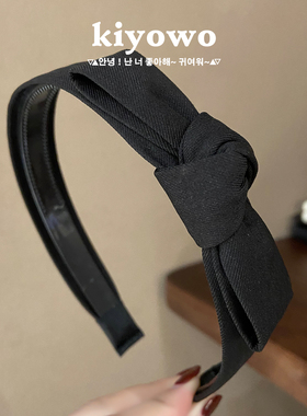 气质布艺蝴蝶结发箍女款发卡头箍