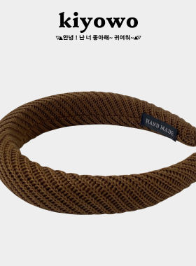 复古美拉德毛线海绵发箍发卡头箍