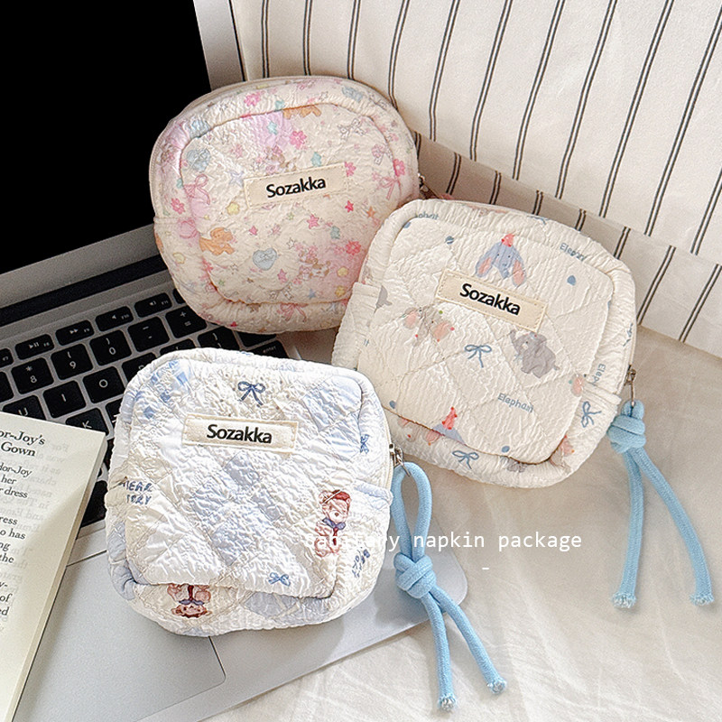 可爱卫生巾姨妈巾收纳包大容量高颜值学生便携化妆包月事包零钱包,淘宝优惠券,粉丝福利购,淘宝优惠卷