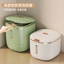Loading rice barrel Home Kitchen Anti-Insect moisture sealing storage rice tank rice cylinder flour barrel storage tank rice box containing box