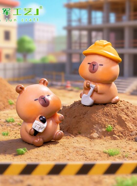 巴拉公仔萌粒娃娃屋厨师职业小摆