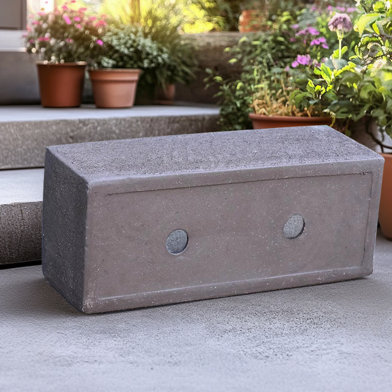 长方形马槽紫砂花盆粗陶荷花睡莲陶瓷罐造景大口径水培盆特大花盆 - 图2