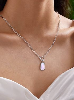 白贝母项链paraskors高级钛钢