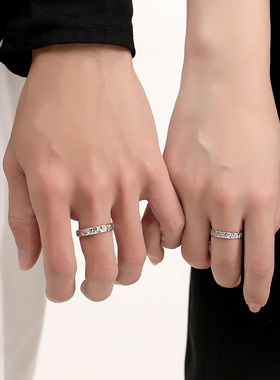 纯银戒指paraskors情侣对戒时尚