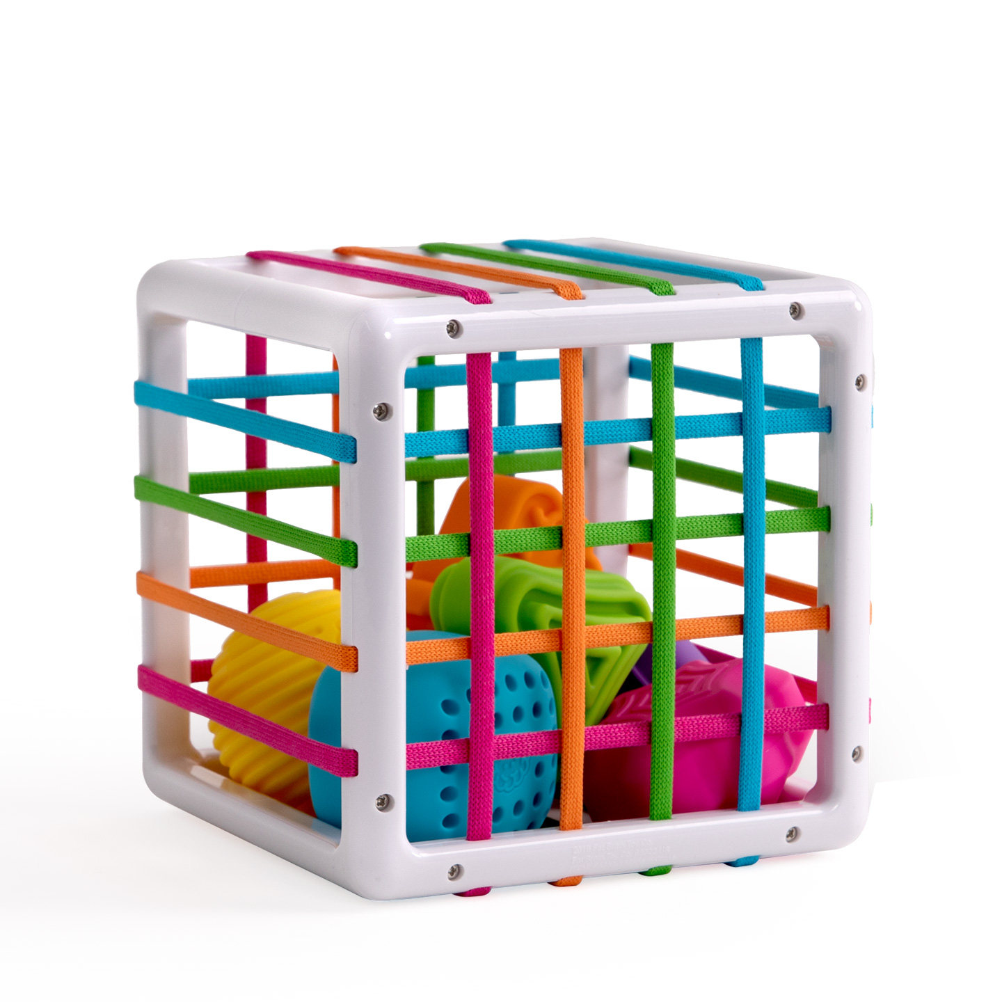 Fat brain婴幼儿益智色彩认知彩虹塞塞乐手指精细6-12个月玩具1岁