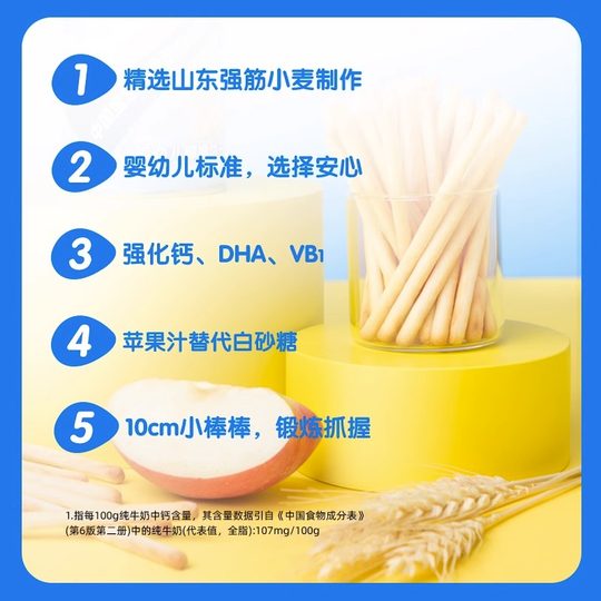 Deer Blue Baby Child Bun Cookies 130g