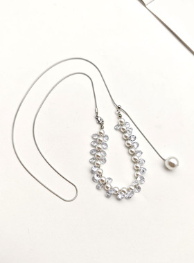 欧美新款气质冷性风设计珍珠项链