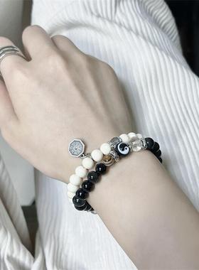 原创设计国风新中式八卦双层手链