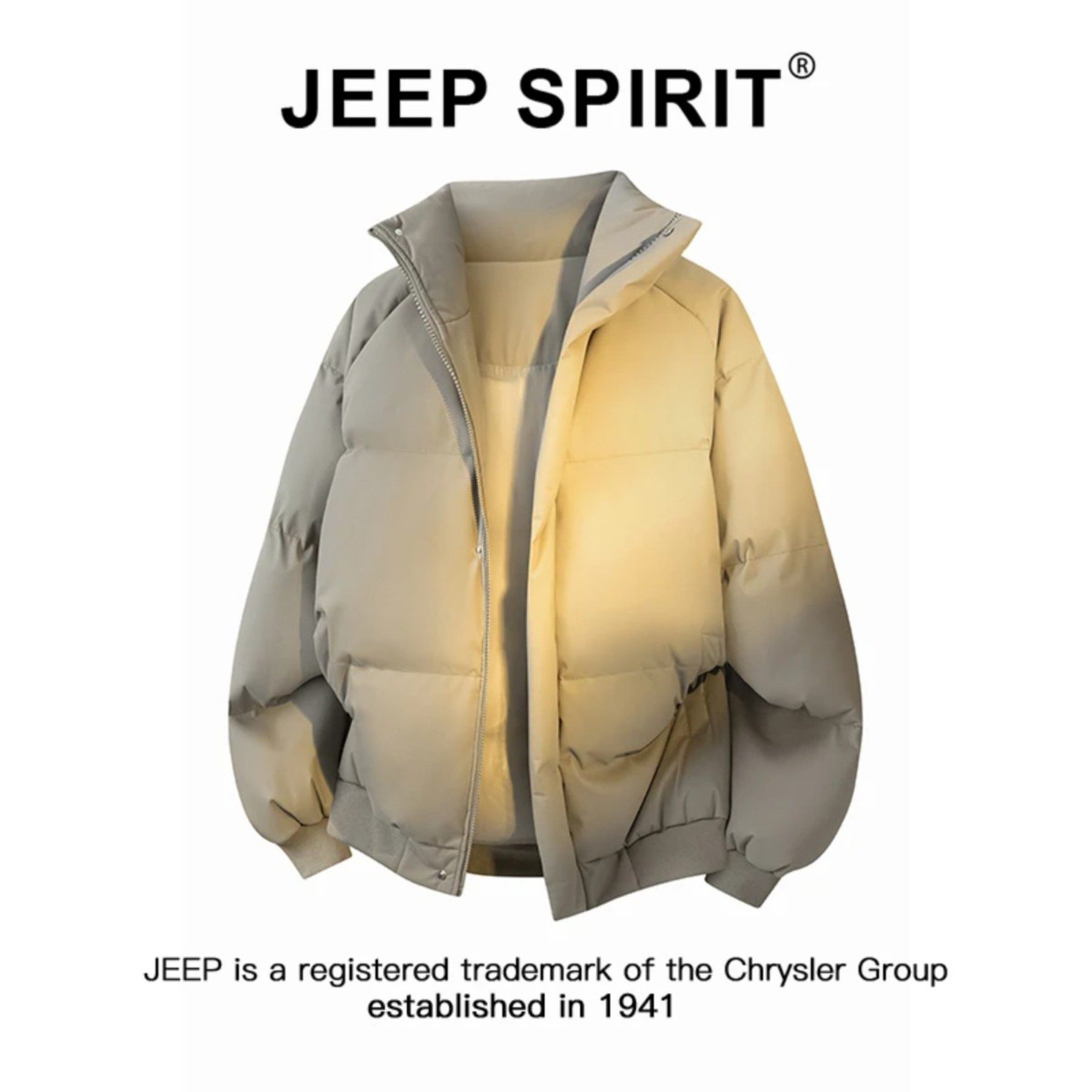 JEEPSPIRIT吉普美式复古立领棉服男士冬季加厚保暖PU皮面包服棉衣,淘宝优惠券,粉丝福利购,淘宝优惠卷