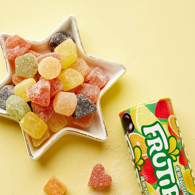 雀巢Nestle趣满果水果汁软糖橡皮糖黑加仑儿童糖果30g年货零食,淘宝优惠券,粉丝福利购,淘宝优惠卷