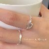Original Design Palette Shape Sterling Silver Ring