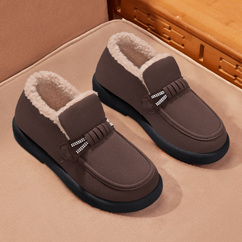 老北京布鞋女加绒妈妈棉鞋冬季新款防滑软底保暖平底休闲雪地靴,淘宝优惠券,粉丝福利购,淘宝优惠卷