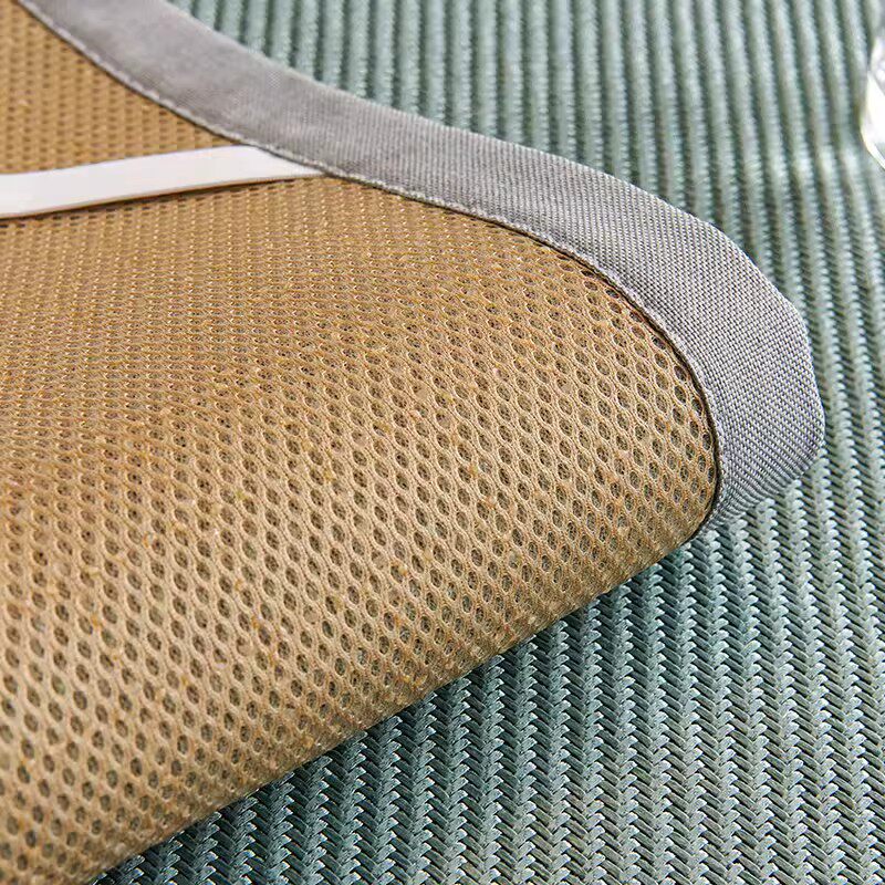 日本进口夏季冰藤席沙发垫新款轻奢高级感凉席坐垫冰丝防滑皮套罩