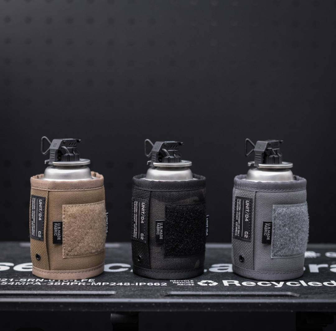 unit04户外露营黑化迷彩120g短卡式气罐套NESTOUT大号充电宝套,淘宝优惠券,粉丝福利购,淘宝优惠卷