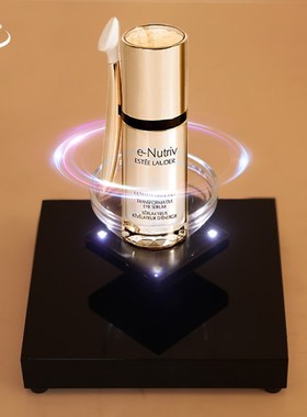 磁悬浮旋转e展示架小型200克展示台化妆品广告装置摆件橱窗陈列架