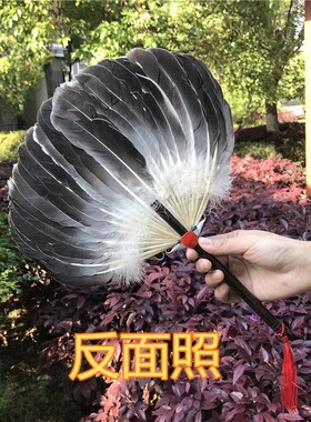 羽毛扇夏天老式j芭蕉手工蒲扇鹅毛扇子诸葛亮古风宝宝扇礼品工艺