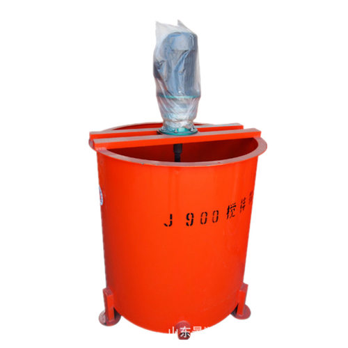 900L立式电动搅拌桶 建筑工地的水泥砂浆搅拌机 单层灰浆搅拌桶 - 图3