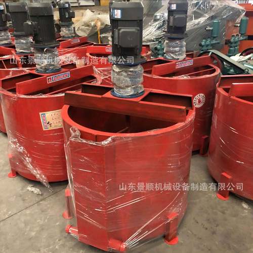 900L立式电动搅拌桶 建筑工地的水泥砂浆搅拌机 单层灰浆搅拌桶 - 图2