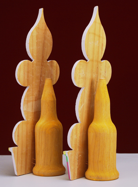 木家用八供摆件单个实木