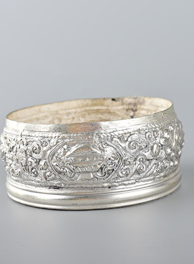 铜鎏银供奉藏式佛堂尼泊尔手工