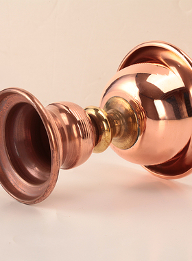 纯铜酥油灯座供佛灯座红铜油灯铜灯家用佛前供灯长明灯蜡台批量发