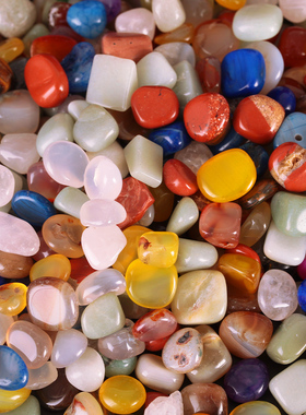 七彩玛瑙雨花五色开业礼品