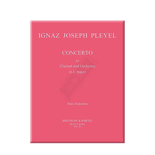 普莱耶尔 C大调协奏曲 B 106 单簧管和钢琴 大熊原版乐谱书 Pleyel Concerto in C Major for Clarinet and Piano MR1164 - 图2