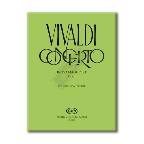 维瓦尔第 D大调协奏曲 双簧管与钢琴 布达佩斯EMB原版乐谱书 Vivaldi Antonio Concerto in do maggiore Z6631 - 图2