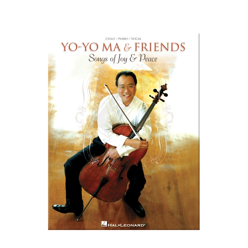 马友友和他的朋友们 声乐大提琴和钢琴 海伦德原版进口乐谱书 Yo Yo Ma Friends Songs of Joy Peace HL00307088 - 图2