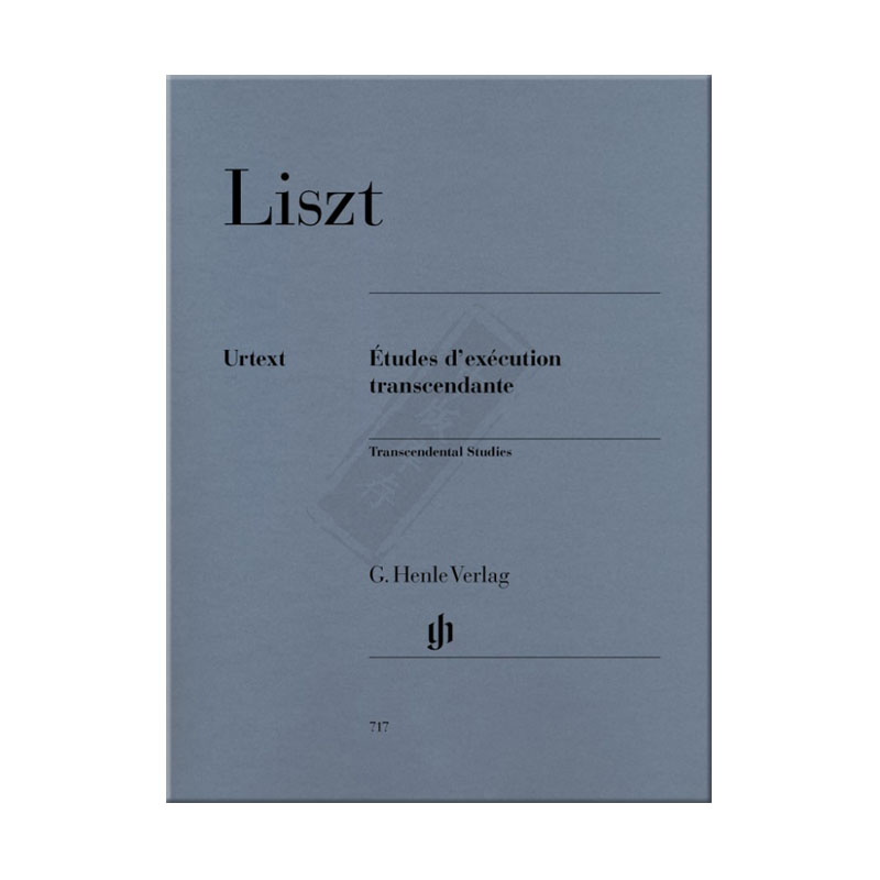 【促销】李斯特 超技练习曲 钢琴独奏带指法 亨乐原版乐谱书 Franz Liszt Transcendental Studies HN717 - 图3