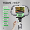 College student folding magnetically controlled exercise bike home silent