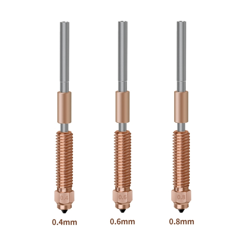 创想3D打印机Ender-3V3 K1C/K1 Max一体双金属硬化钢喷嘴喉管套件 - 图0