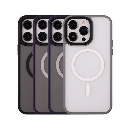 苹果iPhone15promax手机壳适用于14mp肤感磨砂透明保护套13磁吸充电壳12时尚高级感15plus全包减震防摔保护壳 - 图0