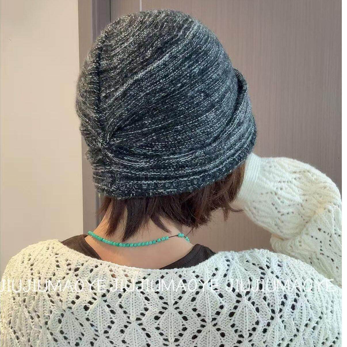 九九帽业韩版复古港风秋冬宽松包头帽帽子女褶皱冷帽男休闲堆堆帽,淘宝优惠券,粉丝福利购,淘宝优惠卷