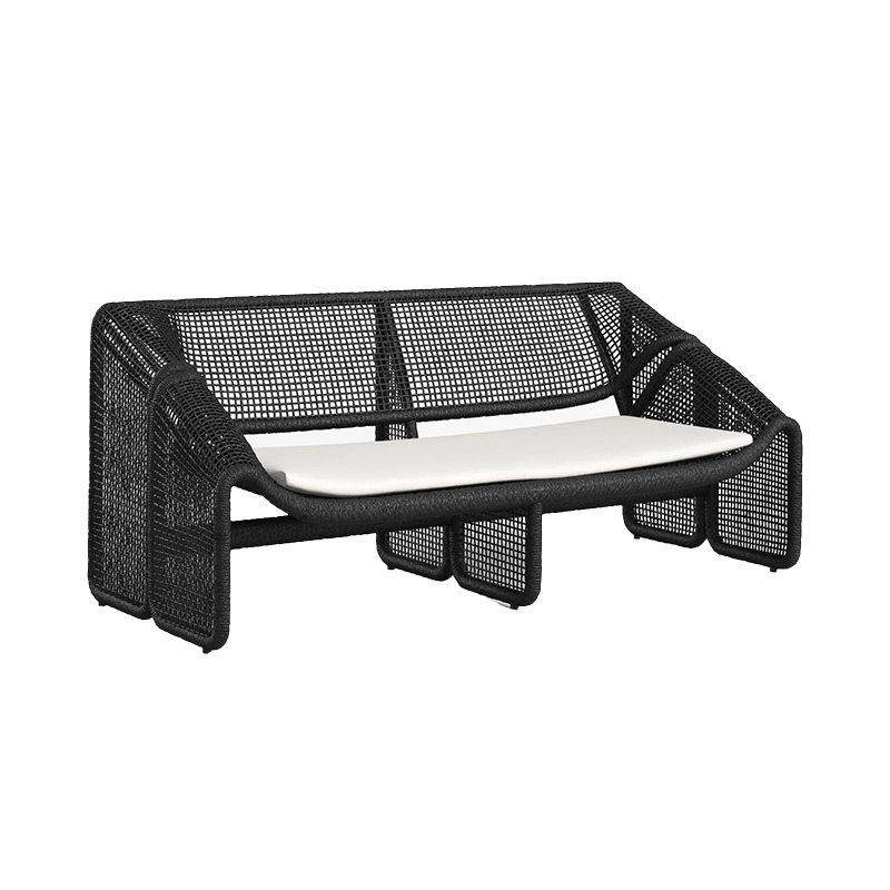 户外双人沙发藤编室外休闲 庭院防水阳台躺椅样板房客厅小藤椅家,淘宝优惠券,粉丝福利购,淘宝优惠卷