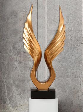 大展宏图老鹰摆件大鹏展翅天使之翼工艺品电视柜酒柜样板房装饰品