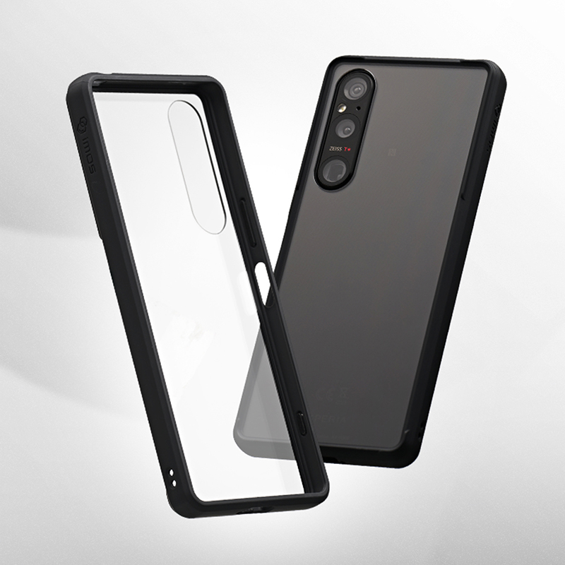 台湾imos适用于Xperia1V双料军规认证防震壳马克5轻薄软硬防摔雾面磨砂防滑保护套轻量化硅胶全包透明手机壳 - 图3