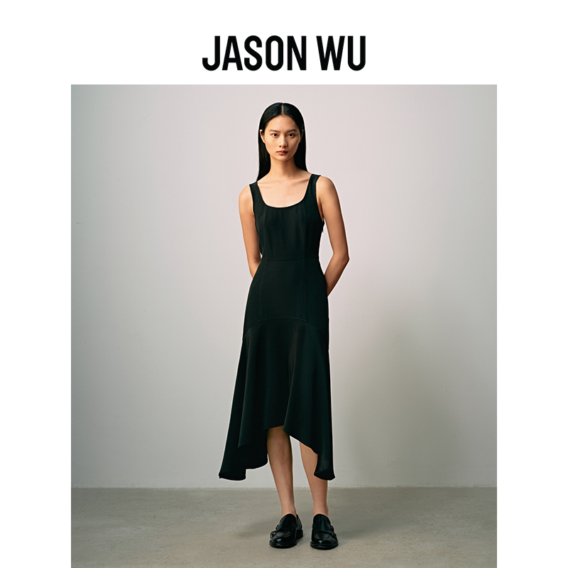 【新品推荐】JASON WU 24年新款鸢尾休闲通勤显瘦裙子长裙连衣裙-图0