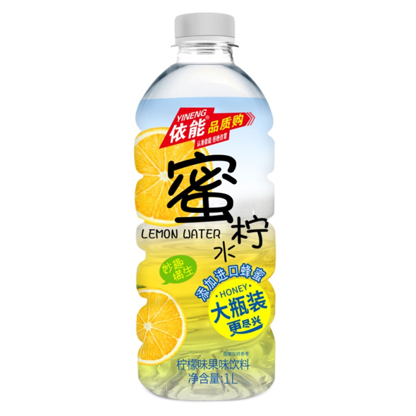 依能蜜柠水1l*12大瓶整箱蜜桃水蜜桃蓝莓轻乳酸菌饮品500ml饮料-图1