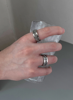 中性钛钢时尚简约钛钢戒指