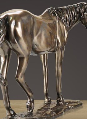 商务礼品a马办公室工艺品铸到成功家居客厅装饰铜马摆件品摆设开