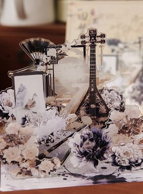 加厚超大号谷美立牌摆件古风高级感DIHY吧唧伴手祝福礼物桌面装饰