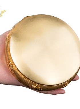 供曼扎盘修盘f曼茶罗托盘藏式家用摆件八吉祥曼达盘底座底盘大号