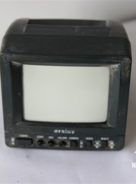 复古怀旧老物件彩壳迷你小号黑白老式电视机装饰品摆件摆设道具