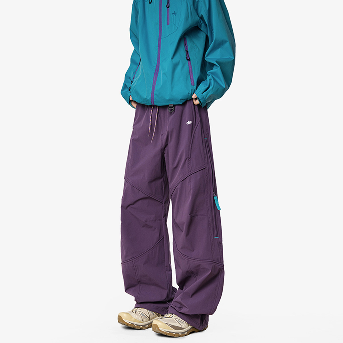 QOTRIOCK Outdoor Lightweight Sports Soft Shell Jacket Pants