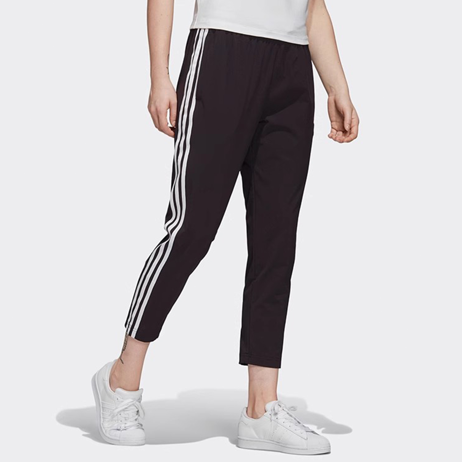 Adidas/阿迪达斯三叶草 Track Pants 女子运动休闲裤 GK6169 - 图0