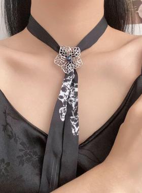 夏季皮带女款装饰长条丝巾女绑发带蕾丝2024新款裤带腰带收腰神器