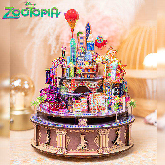 Disney Zootopia Music Box Wooden